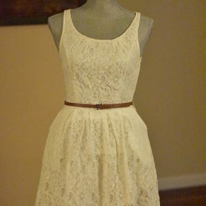 White lace sundress